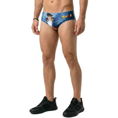 Otso Bañador Slip Dragon Ball Super Goku Vegeta Blue XL Otso Bañador Slip Dragon Ball Super Goku Vegeta Blue XL