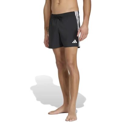 Adidas Bañador Corto 3 Stripes 5´´ Black / White XL Adidas Bañador Corto 3 Stripes 5´´ Black / White XL