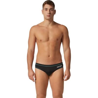 Akron Bañador Slip Addison Evo Bicolor Black/Milos 48 Akron Bañador Slip Addison Evo Bicolor Black/Milos 48