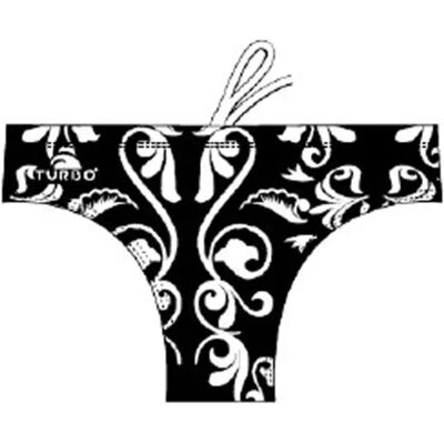 Turbo Bañador Slip Madeira Black / White 5XL Turbo Bañador Slip Madeira Black / White 5XL