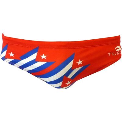 Turbo Bañador Slip Cuba Stars Red / White XL Turbo Bañador Slip Cuba Stars Red / White XL