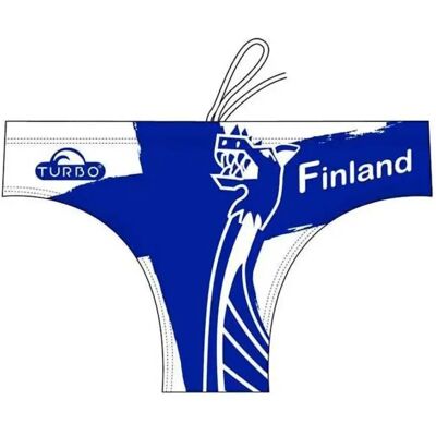 Turbo Bañador Slip Finland Viking Navy / White XL Turbo Bañador Slip Finland Viking Navy / White XL