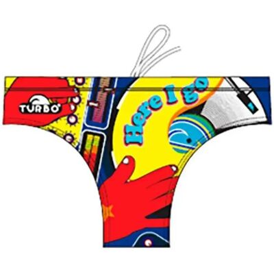 Turbo Bañador Slip Limited Edition Here I Go Multicoloured XL Turbo Bañador Slip Limited Edition Here I Go Multicoloured XL