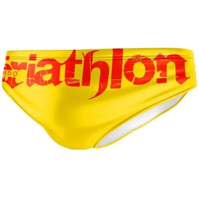 Turbo Bañador Slip Triathlon Basic Yellow / Orange XL Turbo Bañador Slip Triathlon Basic Yellow / Orange XL