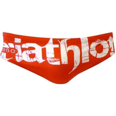 Turbo Bañador Slip Triathlon Basic Red / White XL Turbo Bañador Slip Triathlon Basic Red / White XL