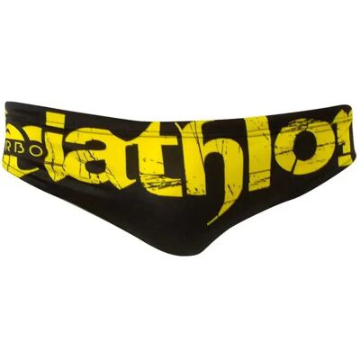 Turbo Bañador Slip Triathlon Basic Black / Yellow 5XL Turbo Bañador Slip Triathlon Basic Black / Yellow 5XL