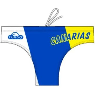 Turbo Bañador Slip Canarias Shield Royal / Yellow 5XL Turbo Bañador Slip Canarias Shield Royal / Yellow 5XL