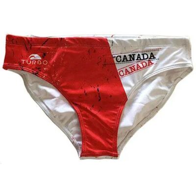 Turbo Bañador Slip Canada Red / White 2XL Turbo Bañador Slip Canada Red / White 2XL