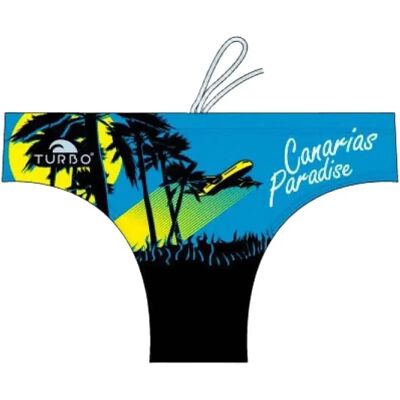 Turbo Bañador Slip Paradise Canary Island Light Blue 5XL Turbo Bañador Slip Paradise Canary Island Light Blue 5XL