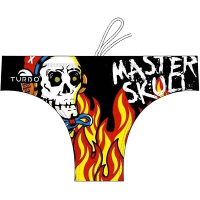 Turbo Bañador Slip Master Halloween Skulls Red / Black XL Turbo Bañador Slip Master Halloween Skulls Red / Black XL