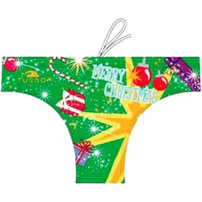Turbo Bañador Slip Christmas Explotion Waterpolo Green 5XL Turbo Bañador Slip Christmas Explotion Waterpolo Green 5XL