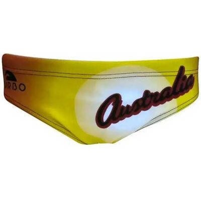 Turbo Bañador Slip Australia Sun Black 2XL Turbo Bañador Slip Australia Sun Black 2XL