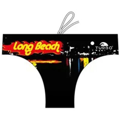 Turbo Bañador Slip Long Beach Black 5XL Turbo Bañador Slip Long Beach Black 5XL