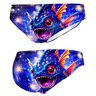 Turbo Little Dragon Fireworks Swimming Brief Multicolor 2XL Hombre