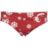 Turbo Mama Noel Swimming Brief Rojo XL Hombre