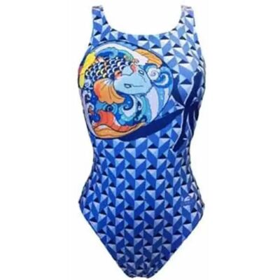 Turbo Traje De Baño Geo Carpa Royal 5-6 Años Turbo Traje De Baño Geo Carpa Royal 5-6 Años