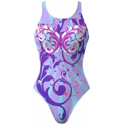 Turbo Traje De Baño Butterfly Stars Pro Resist Purple 5XL Turbo Traje De Baño Butterfly Stars Pro Resist Purple 5XL