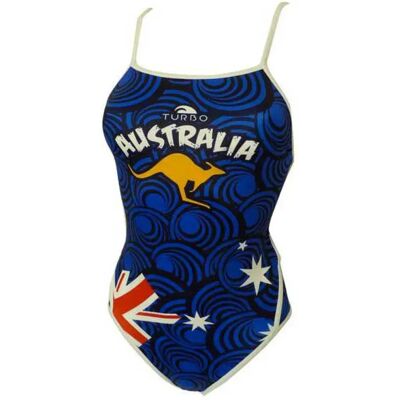 Turbo Traje De Baño De Tiras Finas Australia 2011 Navy 5-6 Años Turbo Traje De Baño De Tiras Finas Australia 2011 Navy 5-6 Años