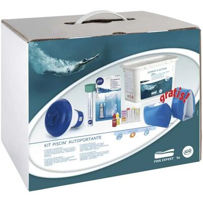Gre Kit De Tratamiento Para Piscinas ³ 5-15 M White / Blue One Size Gre Kit De Tratamiento Para Piscinas ³ 5-15 M White / Blue One Size