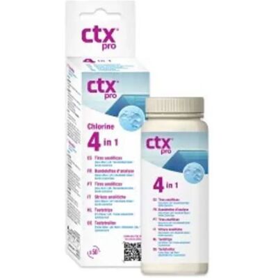 Ctx Tiras Reactivas 76645 Chlorine Free 4-in-1 50 Unidades Multicolour One Size Ctx Tiras Reactivas 76645 Chlorine Free 4-in-1 50 Unidades Multicolour One Size