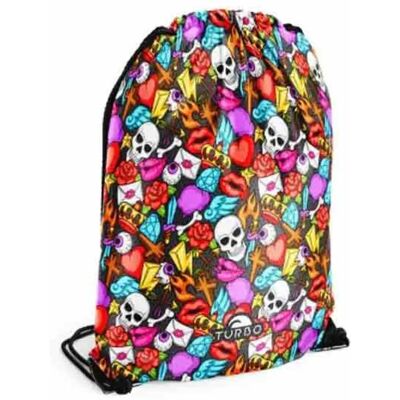Turbo Mochila Saco Lucky Death Orange One Size Turbo Mochila Saco Lucky Death Orange One Size