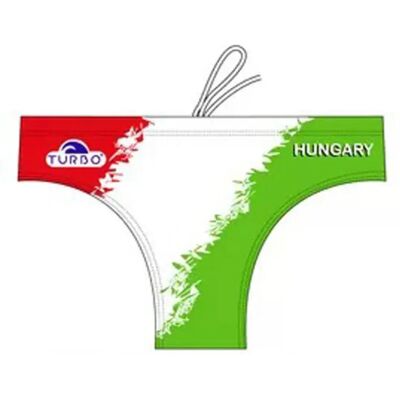 Turbo Bañador Slip Hungary New Green / White 7-8 Años Turbo Bañador Slip Hungary New Green / White 7-8 Años