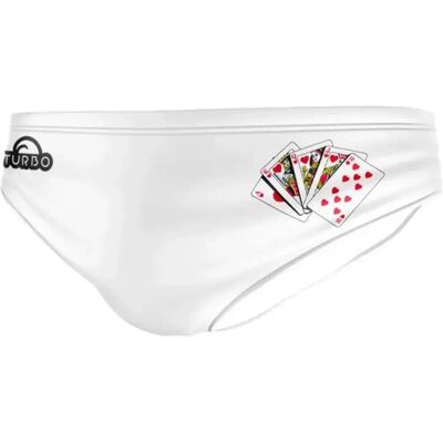 Turbo Bañador Slip Scala Real Wp White 10 Años Turbo Bañador Slip Scala Real Wp White 10 Años