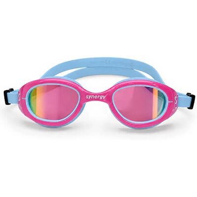 Synergy Gafas De Natación Trisight Silicone Pink / Blue Mirrored One size Synergy Gafas De Natación Trisight Silicone Pink / Blue Mirrored One size