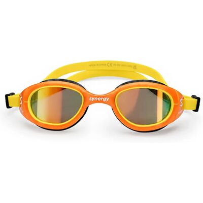Synergy Gafas De Natación Trisight Silicone Yellow / Orange Mirrored One size Synergy Gafas De Natación Trisight Silicone Yellow / Orange Mirrored One size