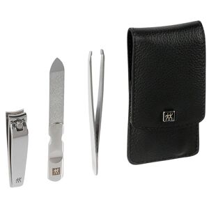 Zwilling Leather Pocket Case 4 Pieces Negro,Gris