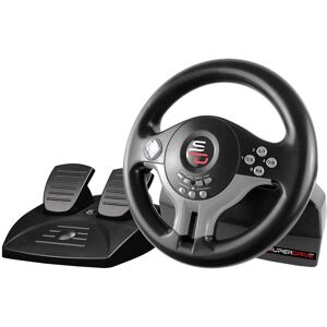 Superdrive Sv200 Steering Wheel And Pedals Plateado