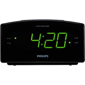 Radio Despertador PHILIPS TAR4406 (Blanco - Digital - Doble Alarma