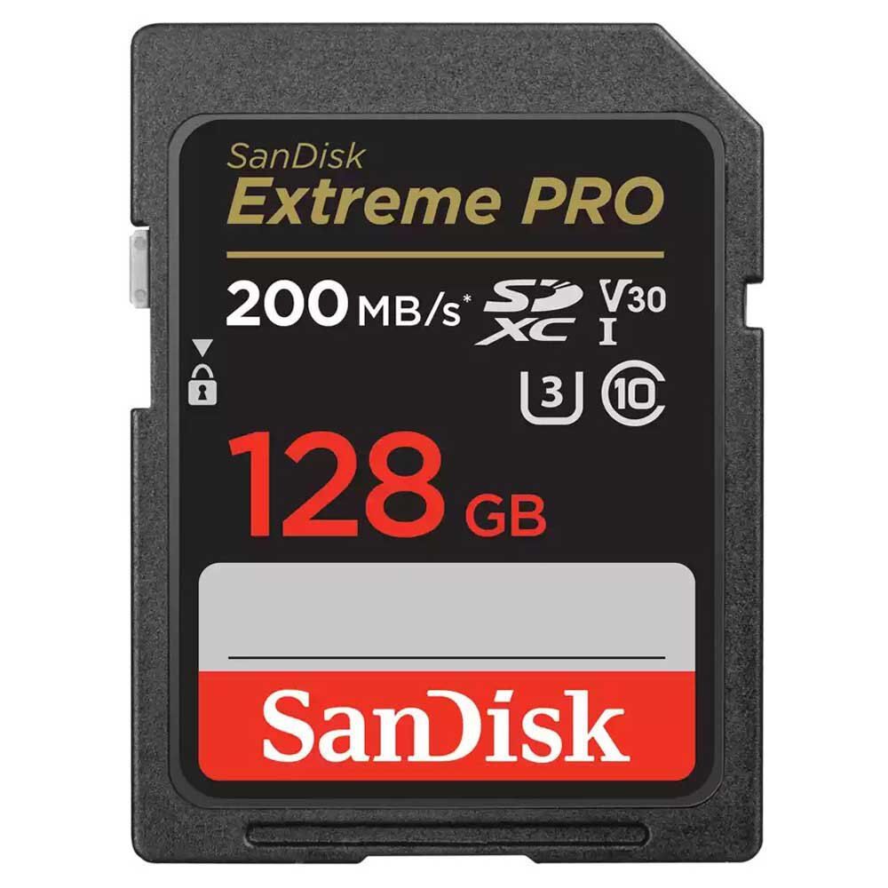 SanDisk Extreme Sd Memory Card 128gb Plateado