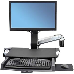 Ergotron Styleview Desktop Monitor Mount Kit Plateado