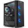 Nox Hummer Horus Argb Crystal Tower Case Negro