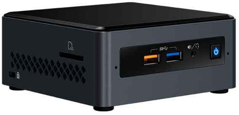 Ordenadores Dx Nuc Bxnuc7cjyh Celeron J4005/8gb/240gb Ssd Mini Pc Negro One Size / EU Plug