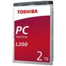 Toshiba L200 Hdwl120uzsva 2.5´´ 2tb Hard Disk Drive Transparente 2.5´´