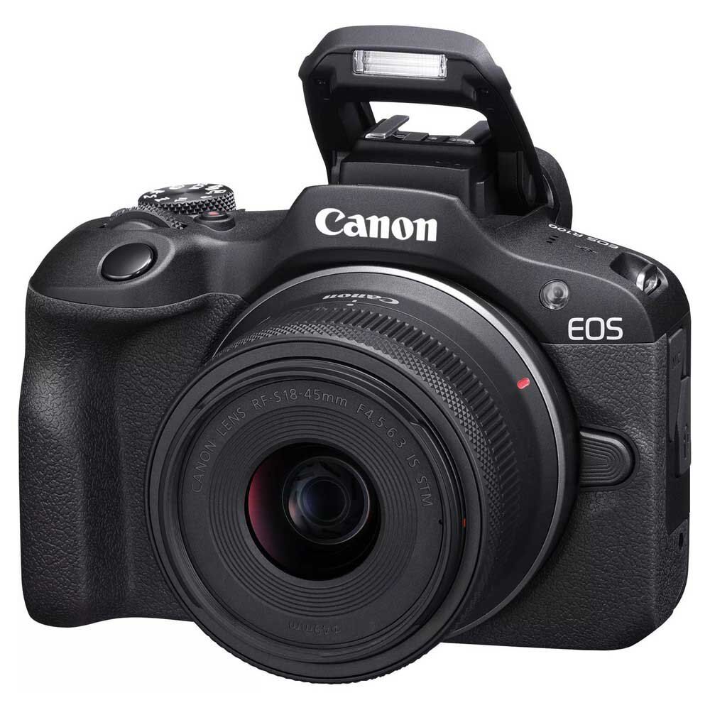 Canon Eos R100+ Rf-s 18-45 Mm Compact Camera Negro
