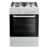 Beko Fsg 62000 Dwl Natural Gas Kitchen With Oven 4 Burners Blanco 60 cm