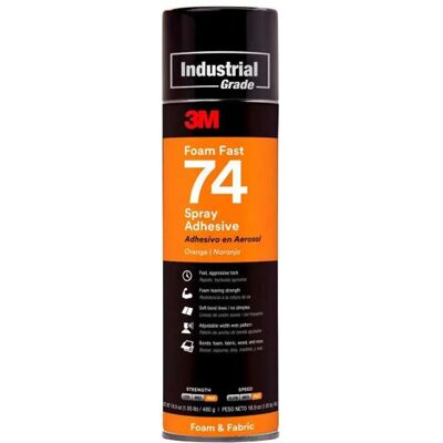 3M Adhesivo De Espuma 74 500ml Ornage One Size 3M Adhesivo De Espuma 74 500ml Ornage One Size