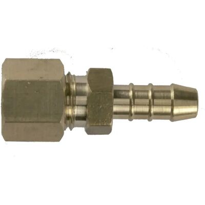 Talamex Conexión De Manguera De Compresión Recta De 8 Mm Latón 8 Mm One Size Talamex Conexión De Manguera De Compresión Recta De 8 Mm Latón 8 Mm One Size