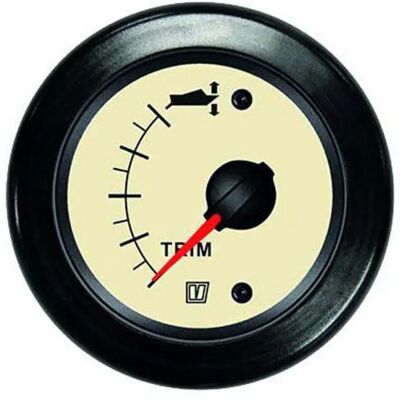 Vetus Indicador De Ajuste De Cola Z 12-24v White 52 x 63 mm Vetus Indicador De Ajuste De Cola Z 12-24v White 52 x 63 mm