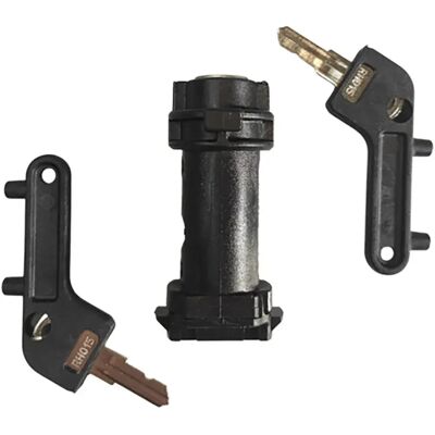 Candado con Llave GOLDENSHIP - Cerradura gris resistente para barcos y almacenamiento Candado con Llave GOLDENSHIP - Cerradura gris resistente para barcos y almacenamiento