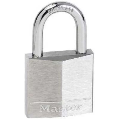 Master Lock Candado Cromado Con Grillete Acero Inoxidable Latón Silver 40 x 24 mm Master Lock Candado Cromado Con Grillete Acero Inoxidable Latón Silver 40 x 24 mm