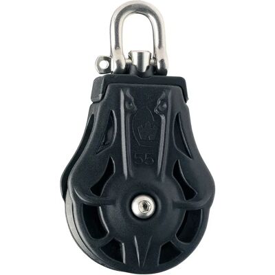 Wichard Polea Giratoria De Grillete Simple 10 Mm Black 45 mm Wichard Polea Giratoria De Grillete Simple 10 Mm Black 45 mm