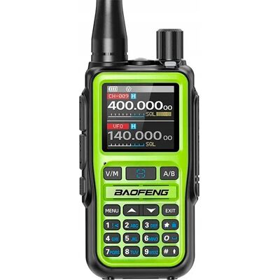 Baofeng Walkie-talkie Uv-5r Eu Mini Usb-c Bluetooth Vhf Uhf Aviation Band Green / Black One Size Baofeng Walkie-talkie Uv-5r Eu Mini Usb-c Bluetooth Vhf Uhf Aviation Band Green / Black One Size