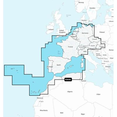 Garmin Cartas Náuticas Navionics Vision+™ Para Europa Central Y Occidental One Size Garmin Cartas Náuticas Navionics Vision+™ Para Europa Central Y Occidental One Size