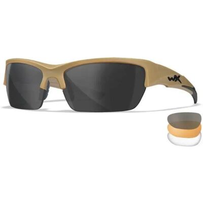 Wiley X Gafas De Sol Polarizadas Valor 2.5 Grey / Clear / Light Rust / Matte Tan One Size Wiley X Gafas De Sol Polarizadas Valor 2.5 Grey / Clear / Light Rust / Matte Tan One Size