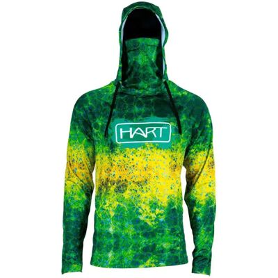 Hart Camiseta De Manga Larga Con Protección Uv Tropic Green / Yellow / Camo 2XL Hart Camiseta De Manga Larga Con Protección Uv Tropic Green / Yellow / Camo 2XL