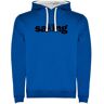 Kruskis Word Sailing Two-colour Hoodie Azul 3XL Hombre